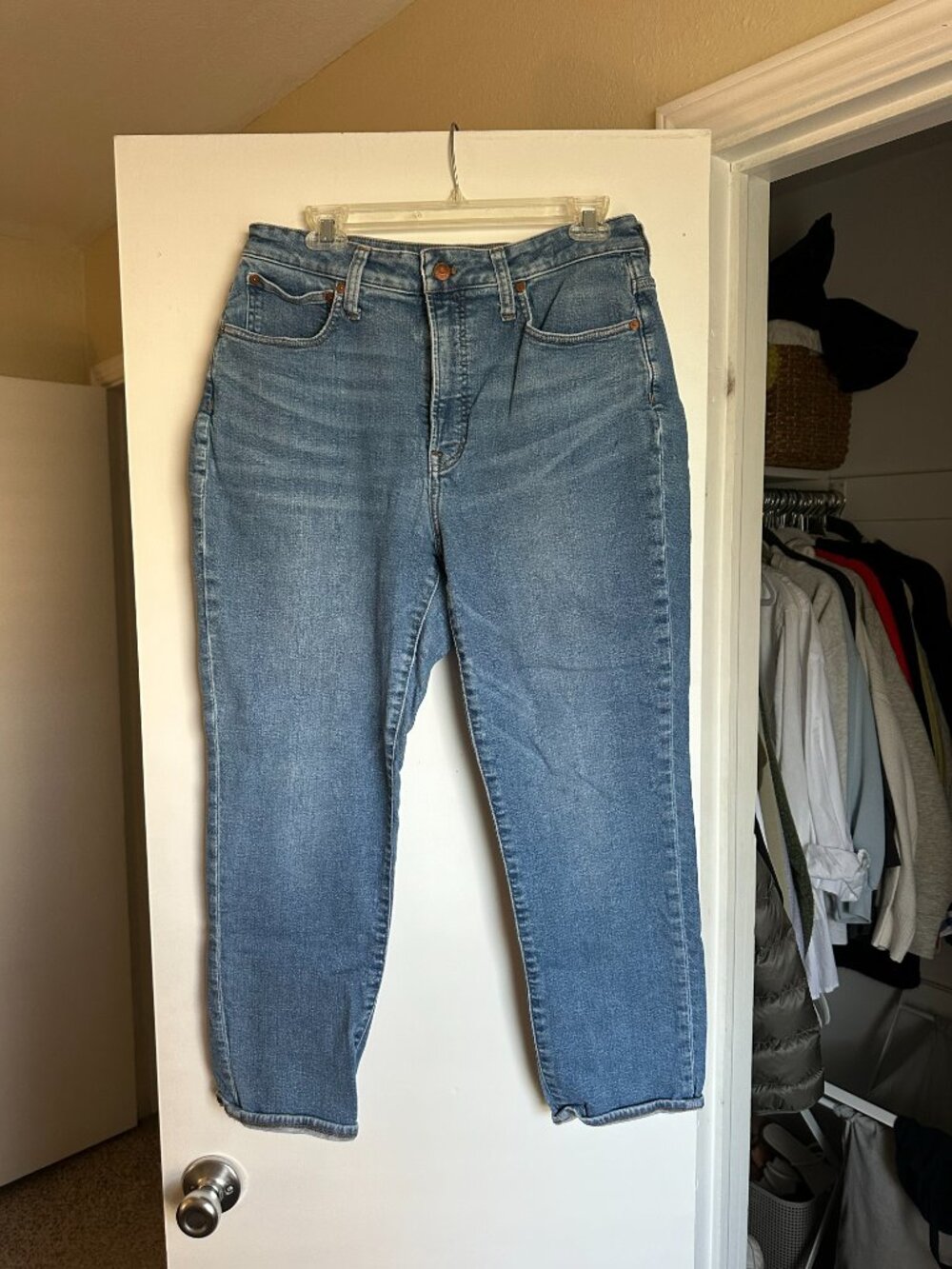 Size 31, Madewell 'The Curvy Perfect Vintage Jean', Vintage Wash
